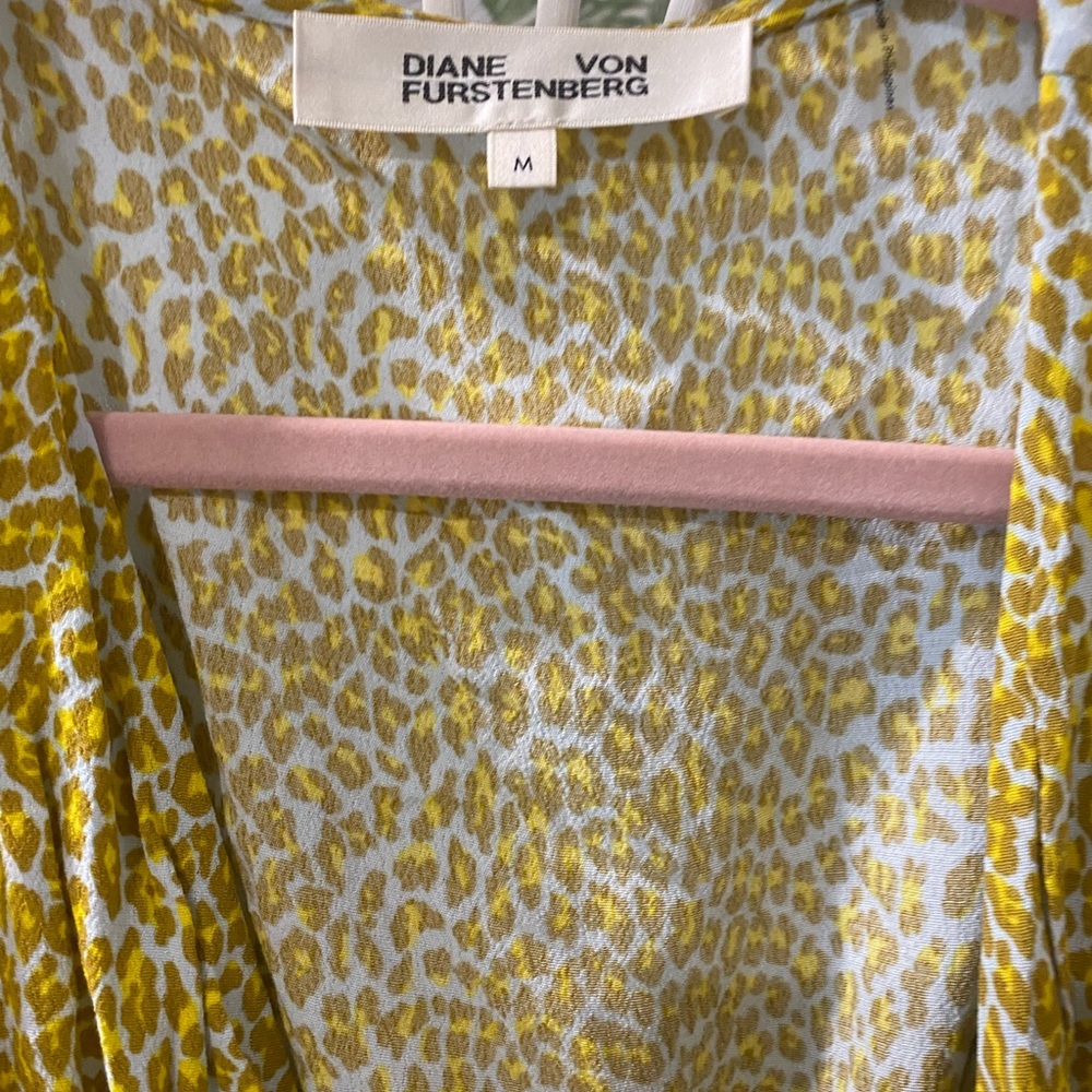 Diane Von Furstenberg Animal Print Wrap Dress - Picture 6 of 7